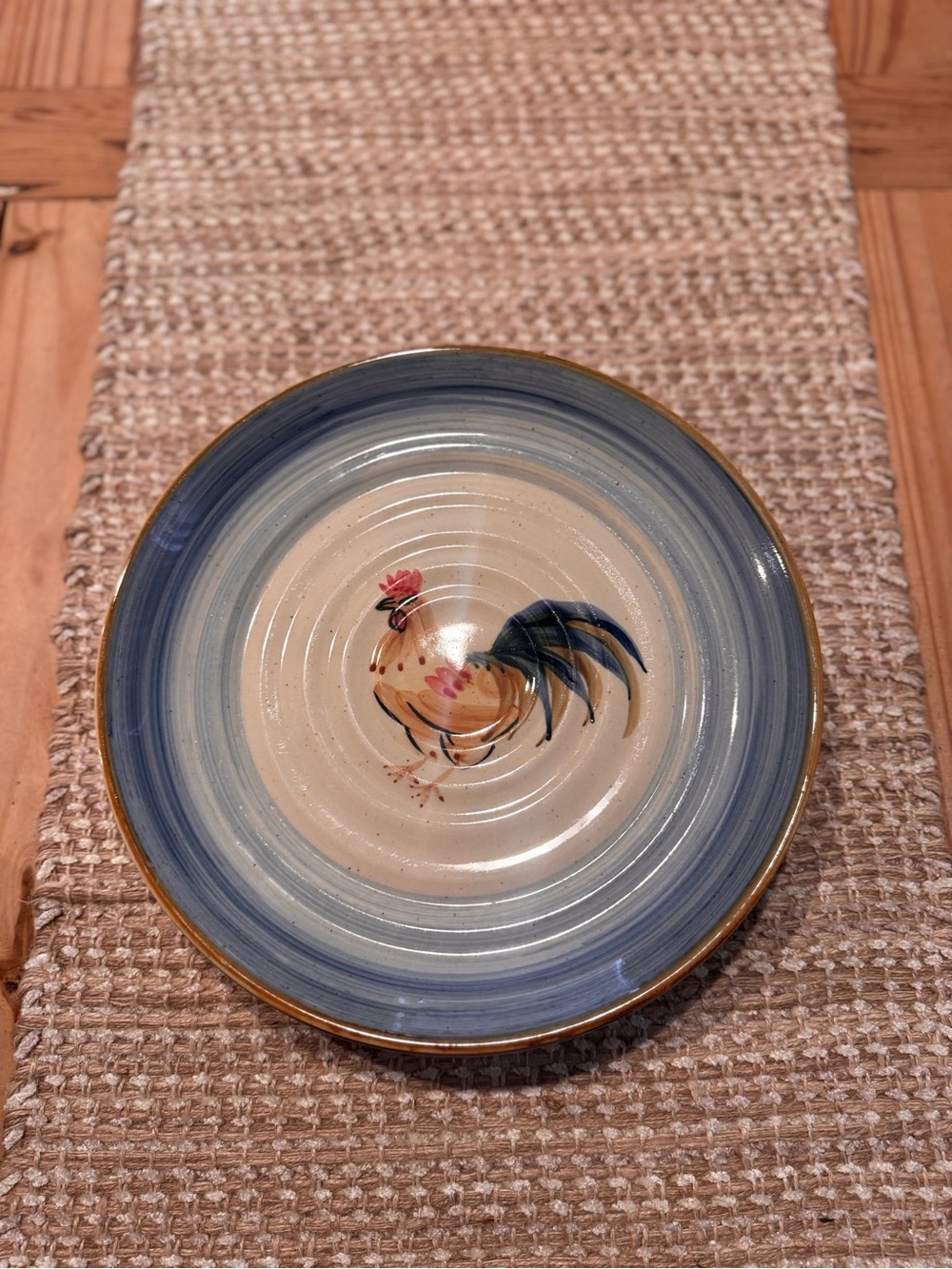 Gibson Rooster ceramic dinnerware